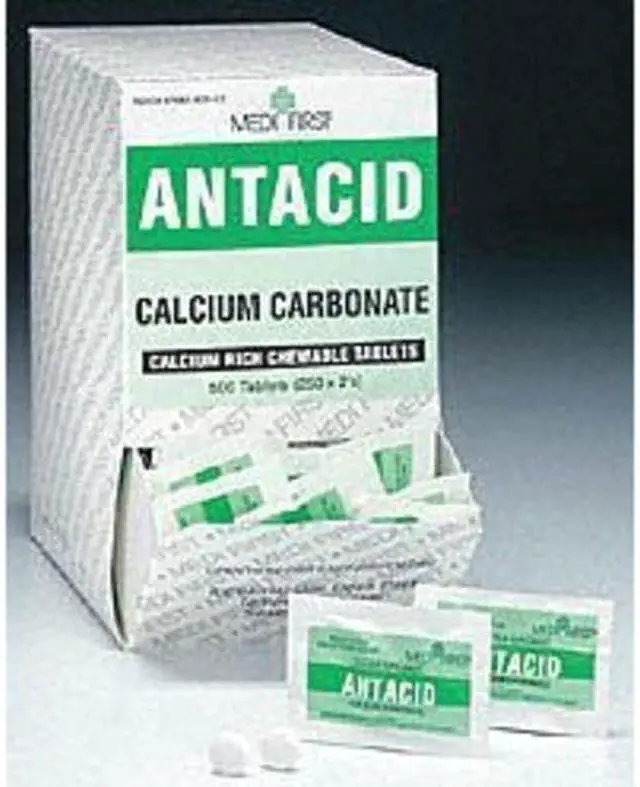 Alt view image 2 of 2 - MEDI-FIRST 80213 Antacid,Chewable Tablet,420mg,PK500