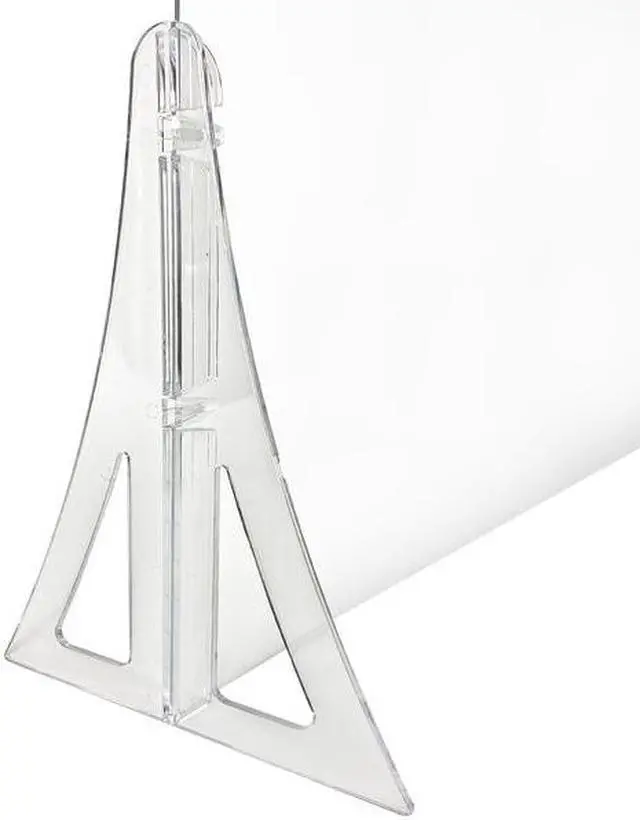 Alt view image 3 of 3 - AZAR DISPLAYS 179770-187 Acrylic Plexiglass Shield PPE 20"x20" Adjustable w/
