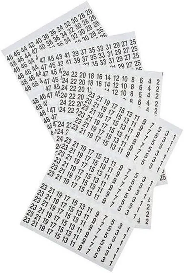 Alt view image 6 of 6 - KLEIN TOOLS 56250 Wire Marker Book, 1-48