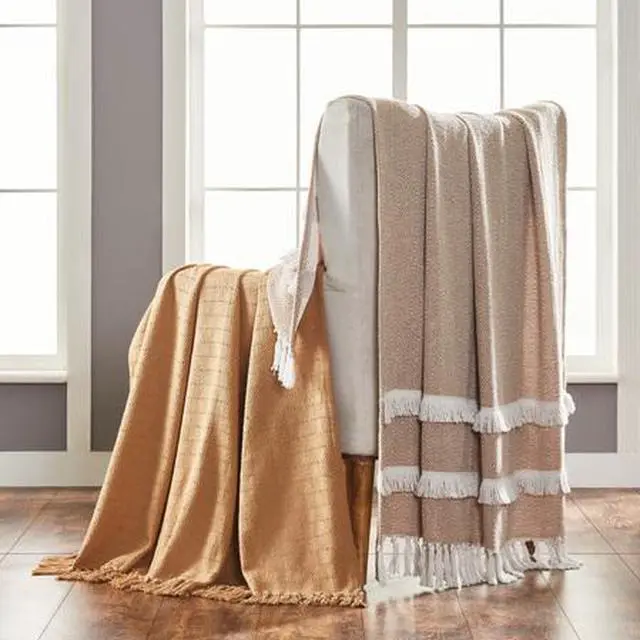 Main image of MODERN THREADS 52PKCTSE-CNM-ST Modern Threads 2 Pack 100% Cotton 50x60" Throw