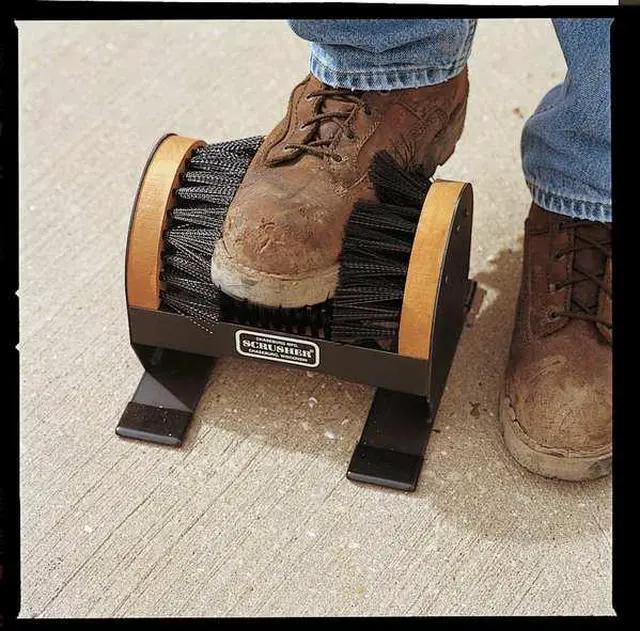 Alt view image 3 of 3 - ZORO SELECT I-4 Deluxe Boot Brush, Scraper, Boot/Shoe Scrubber, Elevated Base,