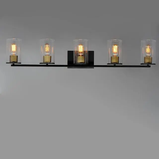 Alt view image 2 of 3 - MAXIM LIGHTING 11845CDABBK Sleek 5-Light Bath Vanity