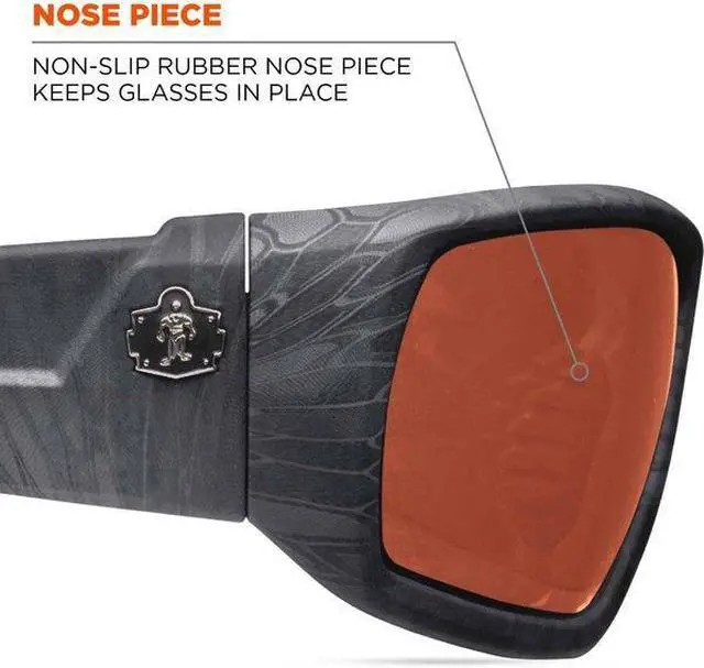 Alt view image 5 of 5 - ERGODYNE ODIN-PZTY ODIN, Safety Glasses, Uncoated, Copper Lens, Kryptek Typhon