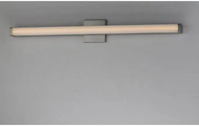 Alt view image 3 of 3 - MAXIM 52004SN Spec Vanity 1-Light 30" Wide Satin Nickel Vanity Light