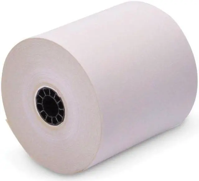 Alt view image 2 of 2 - ICONEX PMC07638 Impact Printing Carbonless Paper Rolls, 3x70 ft,