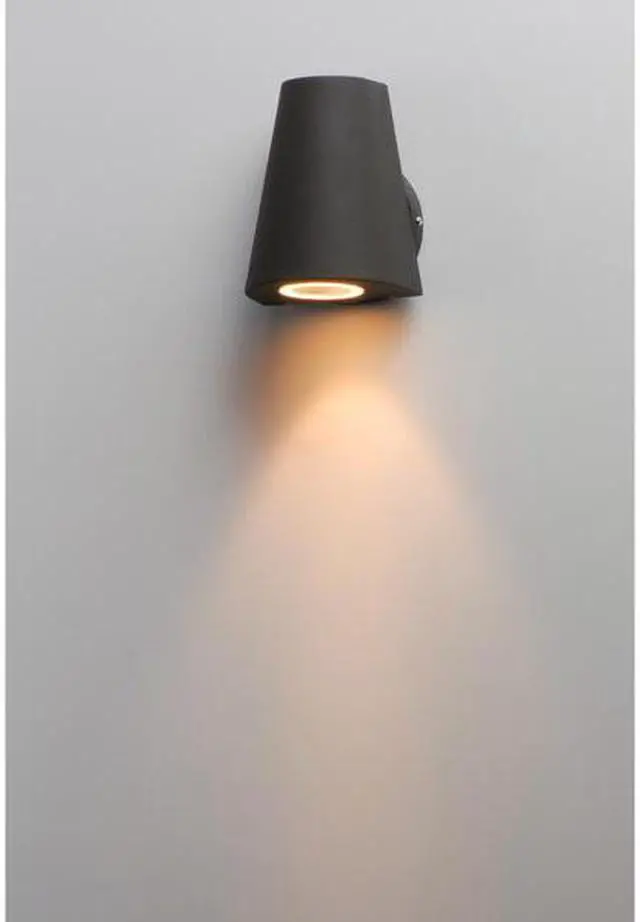 Alt view image 3 of 4 - MAXIM 86199ABZ Mini 1-Light 5" Wide Architectural Bronze Outdoor Wall Sconce