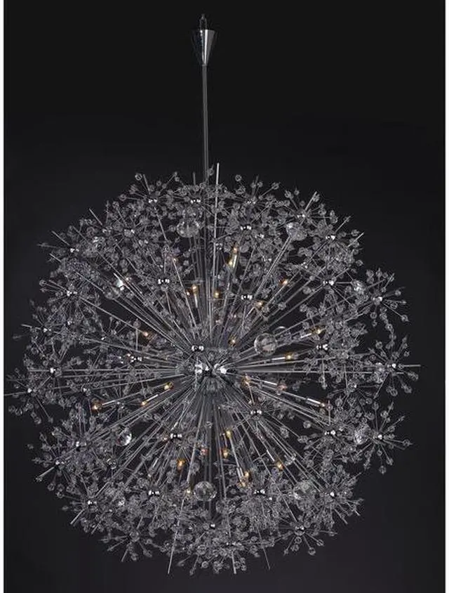 Alt view image 3 of 4 - MAXIM LIGHTING 39747BCPC Starfire 40-Light 44" Wide Polished Chrome Chandelier