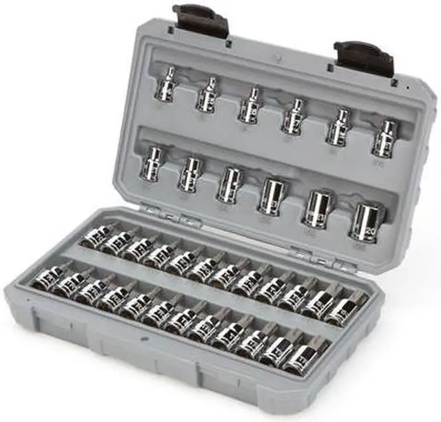 Alt view image 2 of 7 - TEKTON SKT15402 3/8 Inch Drive Torx/TR Torx Bit & External Star Socket Set,