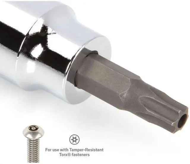 Alt view image 4 of 7 - TEKTON SKT15402 3/8 Inch Drive Torx/TR Torx Bit & External Star Socket Set,