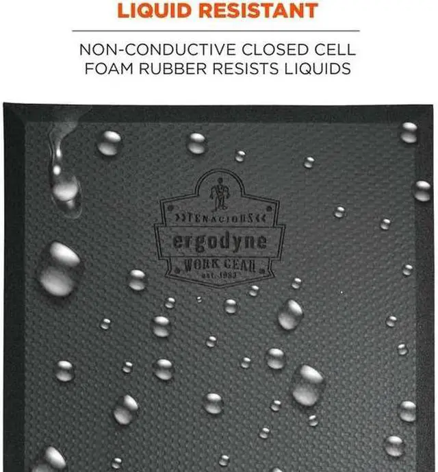 Alt view image 5 of 7 - ERGODYNE 376 Black Small Foam Kneeling Pad, 0.5"
