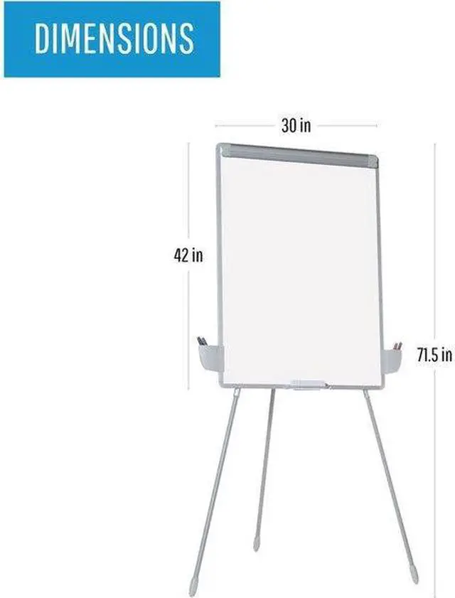 Alt view image 2 of 5 - MASTERVISION EA2300433MV Dry Erase Board, Melamine, 67 in, 36 in, Plastic