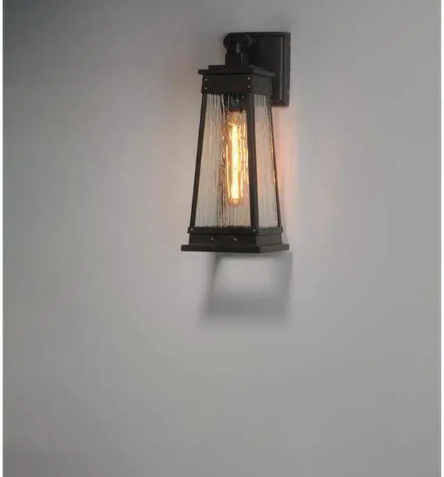 Alt view image 3 of 4 - MAXIM LIGHTING 3045RPOLB Schooner 1-Light 8" Wide Olde Brass Outdoor Wall Sconce
