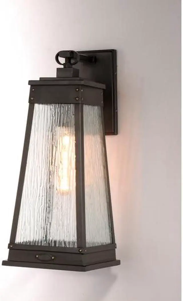 Alt view image 4 of 4 - MAXIM LIGHTING 3045RPOLB Schooner 1-Light 8" Wide Olde Brass Outdoor Wall Sconce