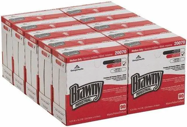 Alt view image 6 of 7 - GEORGIA-PACIFIC 20070/03 Dry Wipe, Brawny Pro, Dispenser Box, Double Recreped