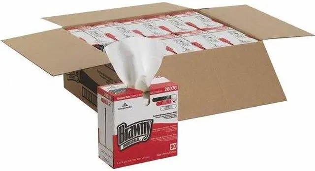 Alt view image 7 of 7 - GEORGIA-PACIFIC 20070/03 Dry Wipe, Brawny Pro, Dispenser Box, Double Recreped