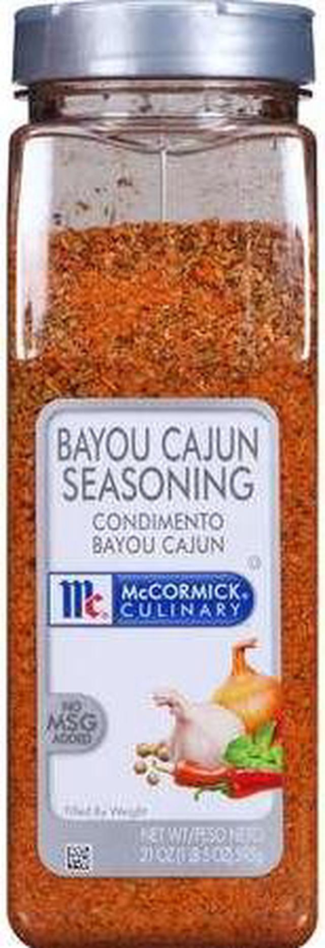 MCCORMICK 900223217 McCormick Bayou Cajun Seasoning 21 oz. Container, PK6 
