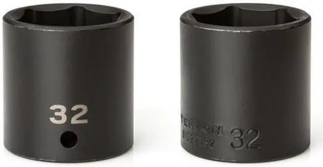 Alt view image 3 of 5 - TEKTON SID92325 1/2 Inch Drive 6-Point Impact Socket Set, 14-Piece (25-38 mm)