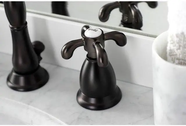 Alt view image 4 of 6 - KINGSTON BRASS KS1995TX KS1995TX 8" Widespread Bathroom Faucet, Oil Rubbed