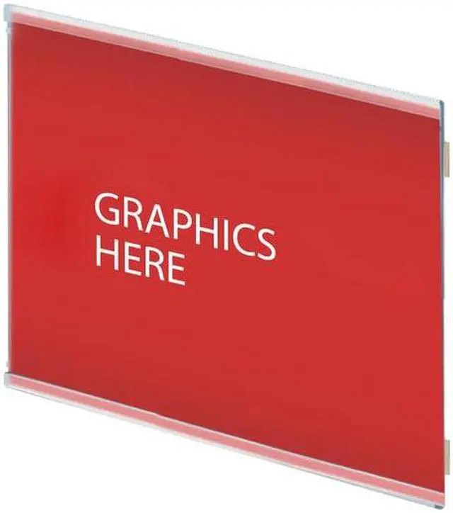Alt view image 3 of 3 - AZAR DISPLAYS 199626 11"W x 7"H Adhesive-Back Nameplate, PK10