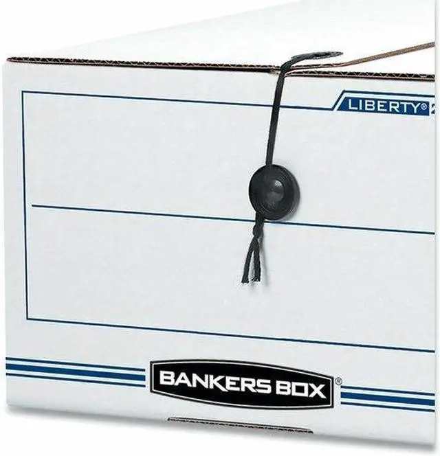 Alt view image 5 of 5 - BANKERS BOX 12112 File Boxes, 2-Ply Cardboard End; 1-Ply Cardboard Side; 2-Ply