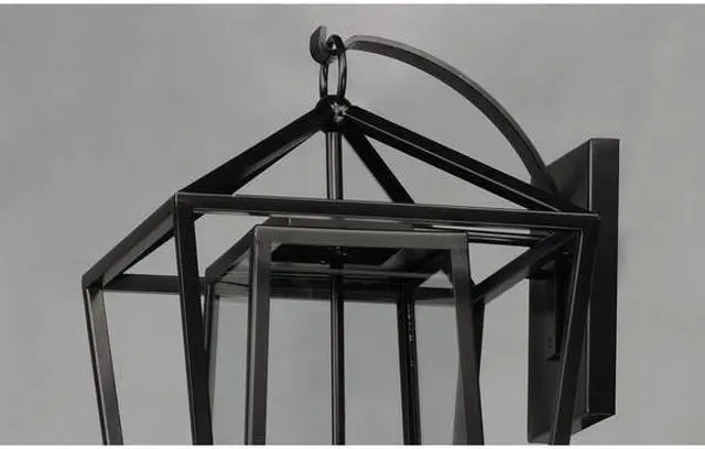 Alt view image 2 of 3 - MAXIM LIGHTING 3176CLBK Artisan 3-Light 12" Wide Black Outdoor Wall Sconce