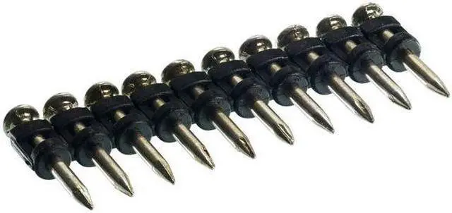 Alt view image 2 of 2 - SENCO W3100YXC Collated Concrete Nail, 1 in L, 12 ga, Zinc Galvanized, Flat