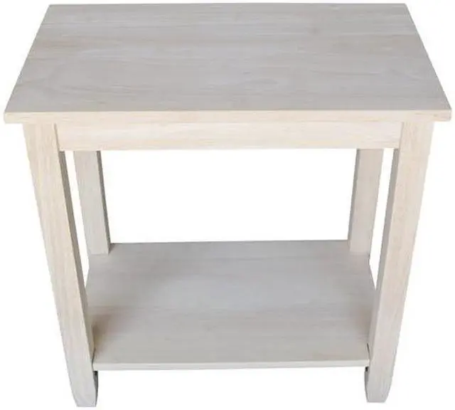 Alt view image 2 of 6 - INTERNATIONAL CONCEPTS OT-6A Rectangle Solano Accent Table, 24 W, 14 L, 25 in