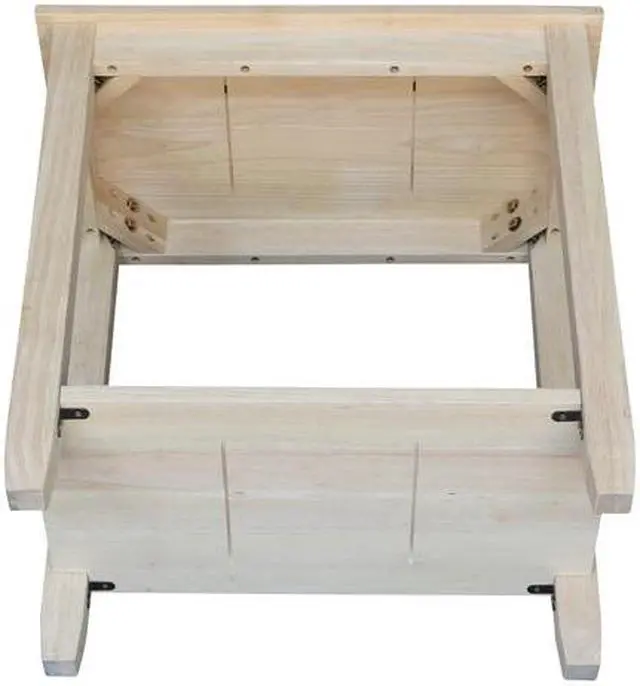 Alt view image 3 of 6 - INTERNATIONAL CONCEPTS OT-6A Rectangle Solano Accent Table, 24 W, 14 L, 25 in