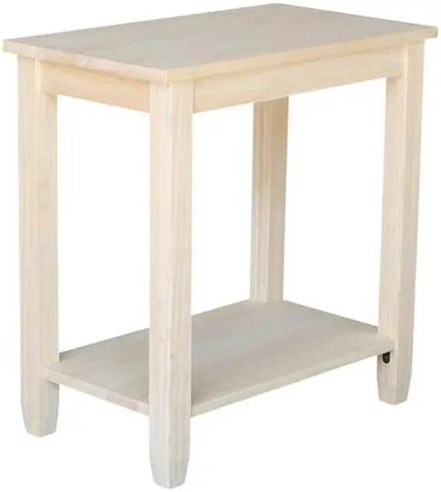 Alt view image 4 of 6 - INTERNATIONAL CONCEPTS OT-6A Rectangle Solano Accent Table, 24 W, 14 L, 25 in
