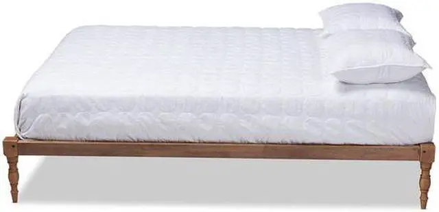 Alt view image 2 of 10 - BAXTON STUDIO 156-9472 Iseline Walnut Brown Finished Wood Queen Size Platform