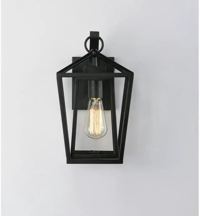 Alt view image 3 of 4 - MAXIM LIGHTING 3175CLBK Artisan 1-Light 9" Wide Black Outdoor Wall Sconce