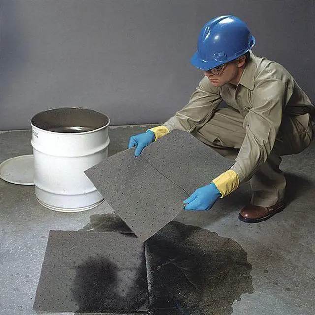 Alt view image 2 of 2 - SPILLTECH GPB50H Sorbent Pad, 14 gal, 15 in x 19 in, Universal, Gray,
