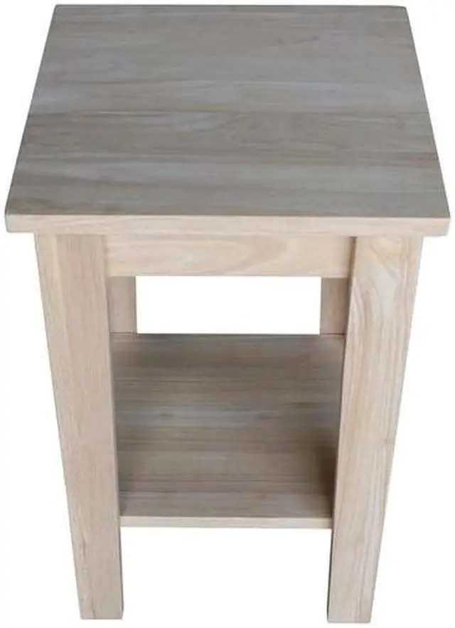 Alt view image 2 of 6 - INTERNATIONAL CONCEPTS 3073 Rectangle Shaker Plant Stand, 15 W, 15 L, 24 in H,