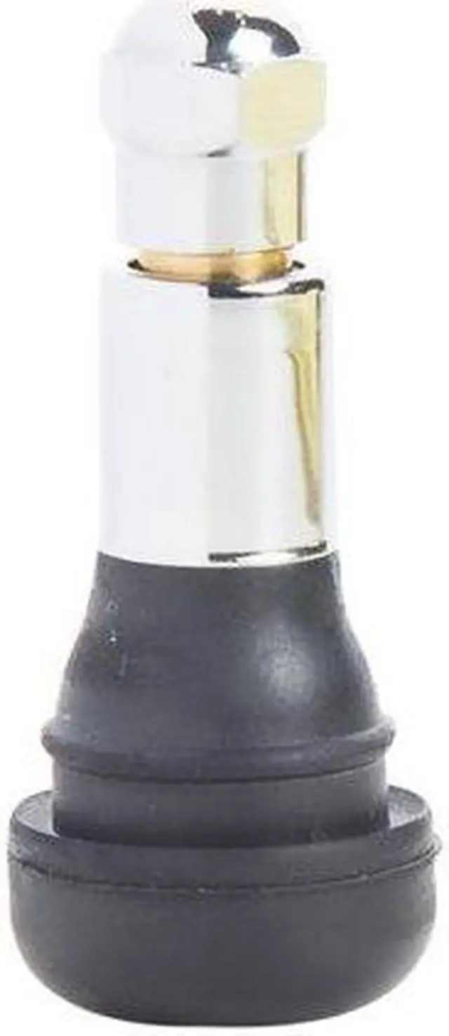 Alt view image 2 of 4 - STEELMAN 96347-50 TPMS Rubber Valve Stem,Chrome,50pcs.