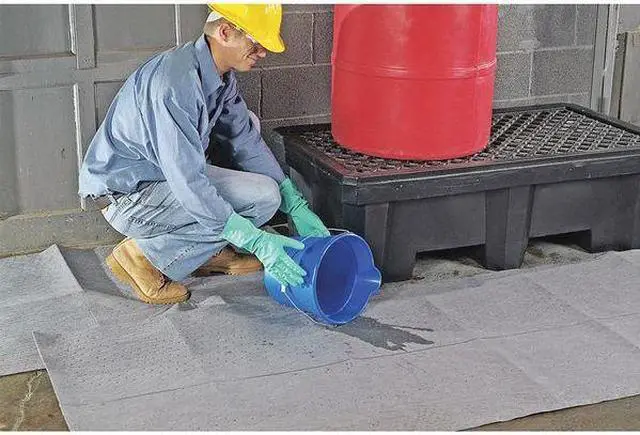 Alt view image 2 of 2 - SPILLTECH GRB150M Sorbent Roll, Universal, 46 gal Vol Absorbed per Pkg, 30 in x