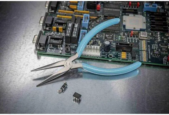 Alt view image 6 of 7 - XCELITE LN55VN 5 1/2 in Weller(R) Xcelite(R) Long Nose Plier Ergonomic Handle