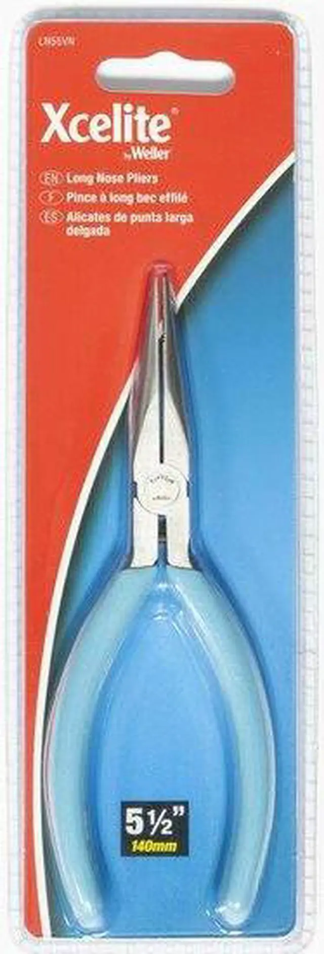 Alt view image 7 of 7 - XCELITE LN55VN 5 1/2 in Weller(R) Xcelite(R) Long Nose Plier Ergonomic Handle