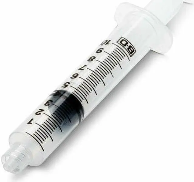 Alt view image 2 of 6 - WELLER M10LLASSM Dispensing Syringe, 10 mL, Manual, Luer Lock, Plastic,