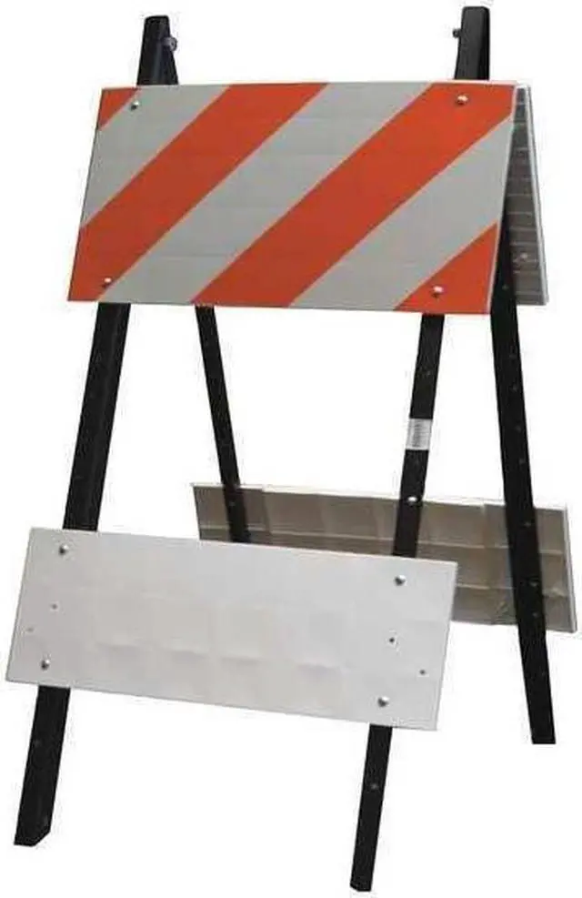 Alt view image 5 of 5 - ZORO SELECT 97-03-001-44 Type 1 Barricade, EGR Sheeting, Not Retroreflective,