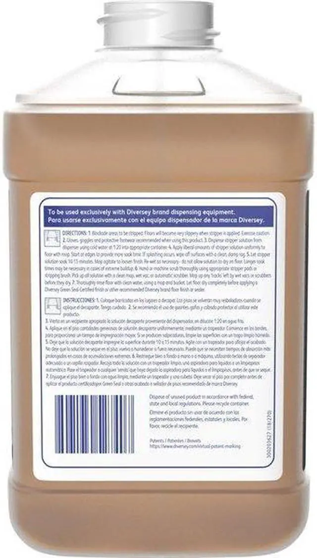 Alt view image 2 of 5 - DIVERSEY 95547355 High Efficiency Floor Stripper, 2.5L Bottle, 2 PK