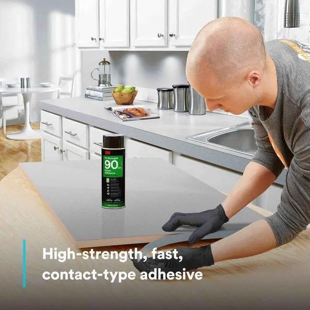 Alt view image 9 of 9 - Single Can Hi Strength Adhesive 24Oz hi-strength 90 3M Spray Adhesive