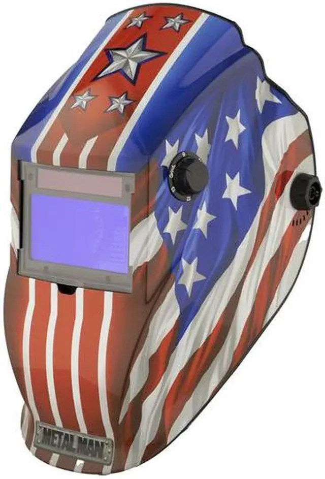 Alt view image 2 of 2 - METAL MAN APA8735SGC APA8735SGC Big Window 8735 Auto Darkening Welding Helmet -