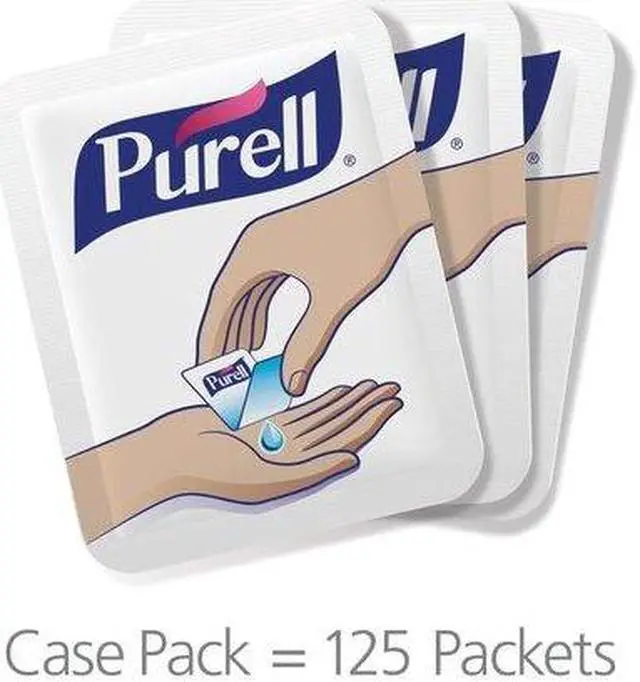 Alt view image 2 of 7 - PURELL 9630-12-125NS-CT Hand Sanitizer Single Use, 1.2 mL, Packet, Clear, PK1500