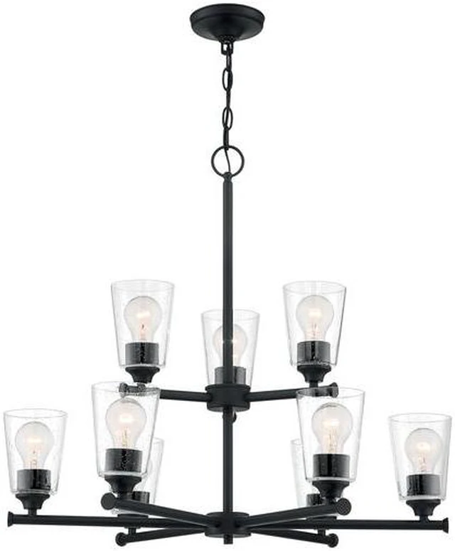 Alt view image 3 of 4 - NUVO 60/7289 Fixture, Chandelier, 9-Lght, Incandescent, 60W, 120V, A19, Medium
