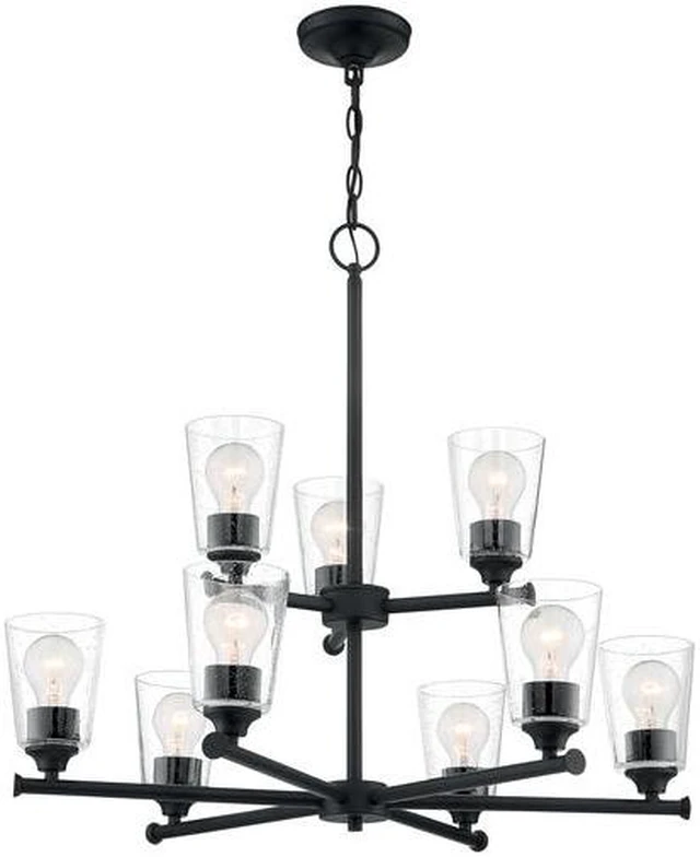 Alt view image 4 of 4 - NUVO 60/7289 Fixture, Chandelier, 9-Lght, Incandescent, 60W, 120V, A19, Medium