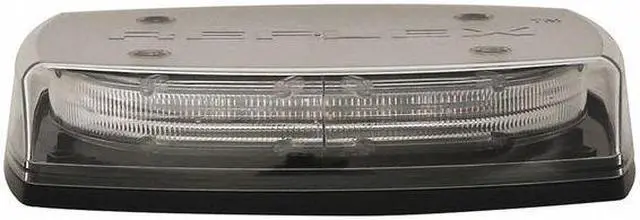 Alt view image 2 of 2 - ECCO 5550CA Mini Lightbar, LED, Amber/Clear, 11" L