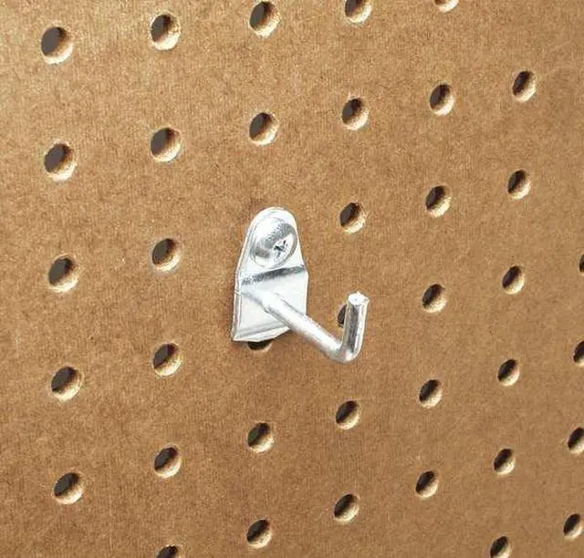 Alt view image 6 of 7 - TRITON PRODUCTS 71119 1-1/8 In. Single Rod 90 Degree Bend Steel Pegboard Hook