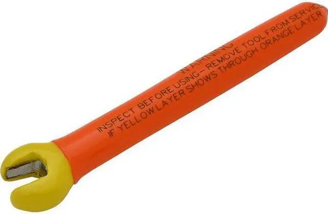 Alt view image 2 of 4 - GRAY TOOLS E08-I 1000V Insulated Open End Wrench, 1/4", 1000V Insulated