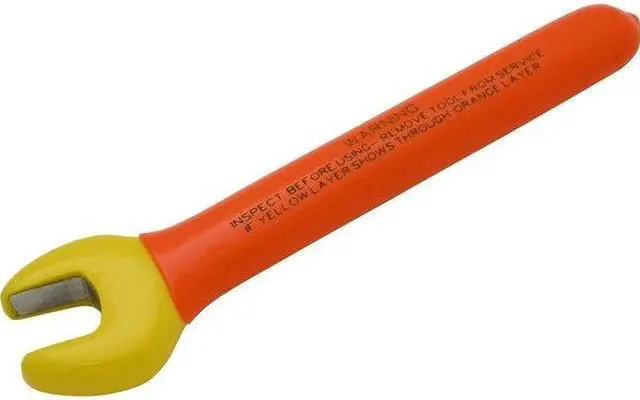 Alt view image 2 of 4 - GRAY TOOLS E018-I 1000V Insulated Open End Wrench, 9/16", 1000V Insulated
