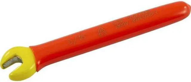 Alt view image 2 of 4 - GRAY TOOLS E010-I 1000V Insulated Open End Wrench, 5/16", 1000V Insulated